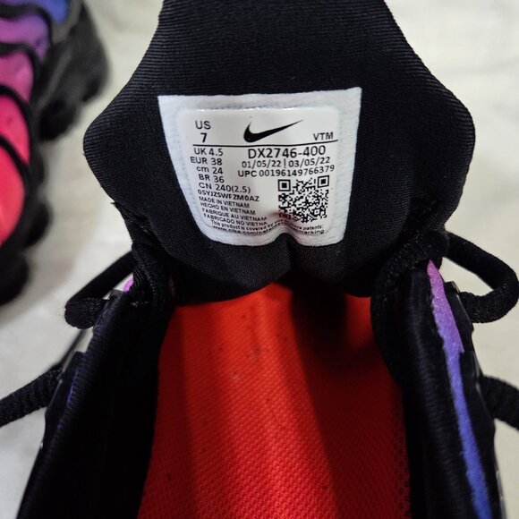 Air Vapormax Plus Racer Blue/Black-Hyper Pink DX2746-400 Women 7 / Men 5.5 - Picture 4 of 9